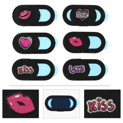 6 Pcs/Set Webcam Cover Slide Privacy Computer Laptop Hide Colorful